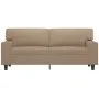 Sofá de 2 plazas de cuero sintético color capuchino 140 cm de , Sofás - Ref: Foro24-359421, Precio: 264,95 €, Descuento: %