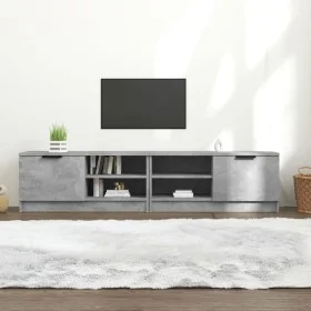 Mueble de TV 2 pzas madera contrachapada hormigón 80x35x36,5 cm de , Muebles TV - Ref: Foro24-811475, Precio: 89,27 €, Descue...