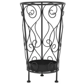 Schirmständer aus Metall im Vintage-Stil, 26 x 46 cm, schwarz von vidaXL, Schirmständer - Ref: Foro24-245932, Preis: 51,61 €,...