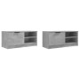 TV-Schrank 2 Stück Betonsperrholz 80x35x36,5 cm von , TV-Möbel - Ref: Foro24-811475, Preis: 90,85 €, Rabatt: %