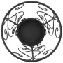 Vintage style metal umbrella stand 26x46 cm black by vidaXL, umbrella stands - Ref: Foro24-245932, Price: 52,67 €, Discount: %