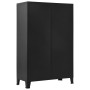 Industrieller schwarzer Stahlschrank 90x40x140 cm von , Kleiderschränke - Ref: Foro24-145357, Preis: 396,53 €, Rabatt: %