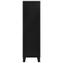 Industrieller schwarzer Stahlschrank 90x40x140 cm von , Kleiderschränke - Ref: Foro24-145357, Preis: 396,53 €, Rabatt: %