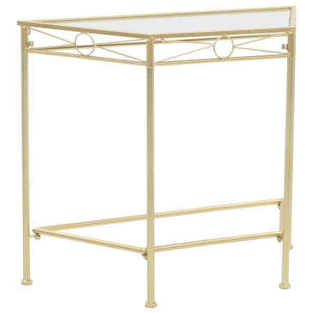 Mesa auxiliar de estilo vintage metal 87x34x73 cm dorada de vidaXL, Mesas auxiliares - Ref: Foro24-245934, Precio: 80,13 €, D...