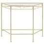 Mesa auxiliar de estilo vintage metal 87x34x73 cm dorada de vidaXL, Mesas auxiliares - Ref: Foro24-245934, Precio: 80,13 €, D...