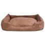 Cama para perro con cojín PU cuero artificial talla S beige de , Camas para perros - Ref: Foro24-170425, Precio: 21,31 €, Des...