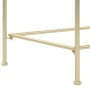 Mesa auxiliar de estilo vintage metal 87x34x73 cm dorada de vidaXL, Mesas auxiliares - Ref: Foro24-245934, Precio: 80,13 €, D...