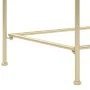 Mesa auxiliar de estilo vintage metal 87x34x73 cm dorada de vidaXL, Mesas auxiliares - Ref: Foro24-245934, Precio: 78,95 €, D...