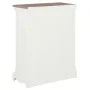 Aparador de madera maciza blanco 60x30x80 cm de , Aparadores - Ref: Foro24-280074, Precio: 230,19 €, Descuento: %