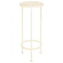 Set de soportes para plantas estilo vintage 3 uds metal blanco de vidaXL, Soportes para macetas - Ref: Foro24-245937, Precio:...