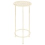 Set de soportes para plantas estilo vintage 3 uds metal blanco de vidaXL, Soportes para macetas - Ref: Foro24-245937, Precio:...