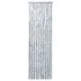 White and gray chenille mosquito net curtain 56x200 cm by , Mosquito nets for windows - Ref: Foro24-315132, Price: 36,48 €, D...