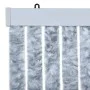White and gray chenille mosquito net curtain 56x200 cm by , Mosquito nets for windows - Ref: Foro24-315132, Price: 36,48 €, D...
