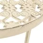 Set de soportes para plantas estilo vintage 3 uds metal blanco de vidaXL, Soportes para macetas - Ref: Foro24-245937, Precio:...