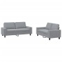 2-piece sofa set light gray fabric by , Sofas - Ref: Foro24-3201882, Price: 508,89 €, Discount: %