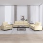 3-piece sofa set in cream fabric by , Sofas - Ref: Foro24-3201868, Price: 746,87 €, Discount: %