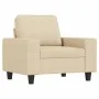 3-piece sofa set in cream fabric by , Sofas - Ref: Foro24-3201868, Price: 734,93 €, Discount: %
