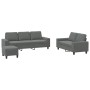 3-teilige Sofagarnitur aus dunkelgrauem Stoff von , Sofas - Ref: Foro24-3201907, Preis: 592,74 €, Rabatt: %