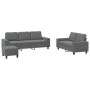 3-teilige Sofagarnitur aus dunkelgrauem Stoff von , Sofas - Ref: Foro24-3201907, Preis: 552,82 €, Rabatt: %