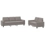 2-piece sofa set taupe gray fabric by , Sofas - Ref: Foro24-3201905, Price: 531,64 €, Discount: %
