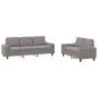 2-piece sofa set taupe gray fabric by , Sofas - Ref: Foro24-3201905, Price: 522,90 €, Discount: %