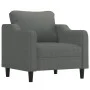 Sofa set with cushions 3 pieces dark gray fabric by , Sofas - Ref: Foro24-3201771, Price: 659,26 €, Discount: %
