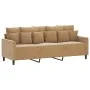 Brown velvet 2-piece sofa set with cushions by , Sofas - Ref: Foro24-3201727, Price: 473,65 €, Discount: %