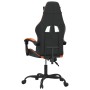 Silla gaming cuero sintético negro y naranja en Sillas gaming | Comprar online en Foro24