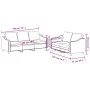 Sofa set with cushions 2 pieces brown fabric by , Sofas - Ref: Foro24-3201837, Price: 511,18 €, Discount: %