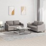 Juego de sofás con cojines 2 piezas tela gris taupe de , Sofás - Ref: Foro24-3201809, Precio: 412,02 €
