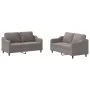 Sofagarnitur mit Kissen, 2-teilig, taupegrauer Stoff von , Sofas - Ref: Foro24-3201809, Preis: 408,11 €, Rabatt: %