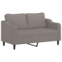 Sofagarnitur mit Kissen, 2-teilig, taupegrauer Stoff von , Sofas - Ref: Foro24-3201809, Preis: 412,20 €, Rabatt: %