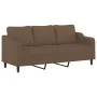 Sofa set with cushions 3 pieces brown fabric by , Sofas - Ref: Foro24-3201773, Price: 675,95 €, Discount: %