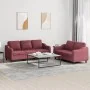 Sofagarnitur mit Kissen 2-teilig aus rotem Stoff von , Sofas - Ref: Foro24-3201840, Preis: 510,00 €, Rabatt: %