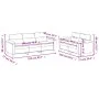 Sofagarnitur mit Kissen, 2-teilig, hellgrauer Mikrofaserstoff von , Sofas - Ref: Foro24-3202339, Preis: 585,54 €, Rabatt: %