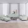 Sofa set with cushions 4 pieces light gray velvet by , Sofas - Ref: Foro24-3201964, Price: 624,88 €, Discount: %