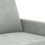 Sofa set with cushions 4 pieces light gray velvet by , Sofas - Ref: Foro24-3201964, Price: 624,88 €, Discount: %