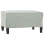 Sofa set with cushions 4 pieces light gray velvet by , Sofas - Ref: Foro24-3201964, Price: 624,88 €, Discount: %
