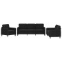 3-piece black velvet sofa set by , Sofas - Ref: Foro24-3201939, Price: 600,95 €, Discount: %