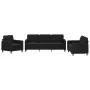 3-piece black velvet sofa set by , Sofas - Ref: Foro24-3201939, Price: 601,99 €, Discount: %