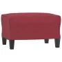 Red synthetic leather 3-piece sofa set with cushions by , Sofas - Ref: Foro24-3202370, Price: 526,48 €, Discount: %