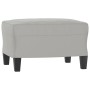 Sofa set with cushions 3 pieces light gray microfiber fabric by , Sofas - Ref: Foro24-3202345, Price: 637,83 €, Discount: %