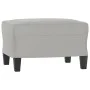 Sofa set with cushions 3 pieces light gray microfiber fabric by , Sofas - Ref: Foro24-3202345, Price: 626,85 €, Discount: %