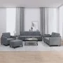 Juego de sofás 4 piezas terciopelo gris oscuro de , Sofás - Ref: Foro24-3201945, Precio: 644,31 €, Descuento: %
