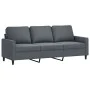 4-teilige Sofagarnitur aus dunkelgrauem Samt von , Sofas - Ref: Foro24-3201945, Preis: 644,35 €, Rabatt: %