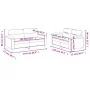 Zweiteilige Sofagarnitur aus grauem Kunstleder mit Kissen von , Sofas - Ref: Foro24-3202364, Preis: 448,99 €, Rabatt: %