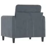 Sillón de terciopelo gris oscuro 60 cm de , Sofás - Ref: Foro24-359423, Precio: 144,75 €, Descuento: %