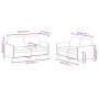 2-piece black velvet sofa set by , Sofas - Ref: Foro24-3201979, Price: 403,95 €, Discount: %
