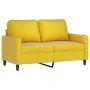 Yellow velvet 4-piece sofa set with cushions by , Sofas - Ref: Foro24-3201970, Price: 728,99 €, Discount: %