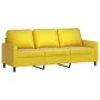 Yellow velvet 4-piece sofa set with cushions by , Sofas - Ref: Foro24-3201970, Price: 728,99 €, Discount: %